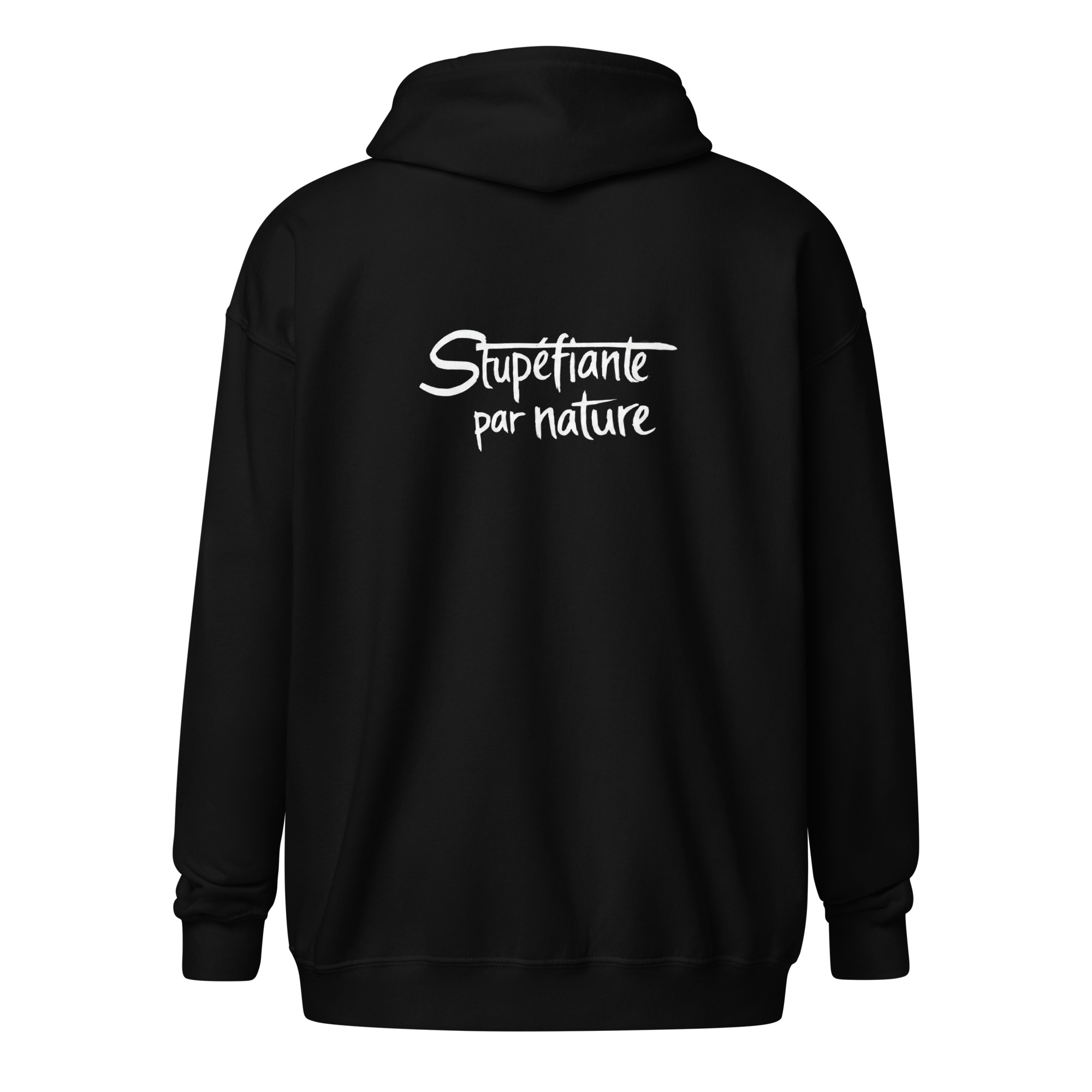 Sweat à capuche épais unisexe à fermeture éclair – Image 4